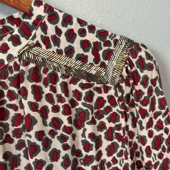 Hoss INTROPIA Women’s Leopard Print 100% Silk Dress Size 44 - Picture 13 of 16